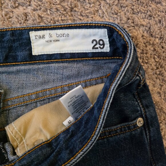 Rag & Bone Ruth Super High Rise Ankle Wide Leg Jeans 29 - Picture 4 of 6